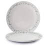 Quater Plate White Corella (Set of 6 Nos)